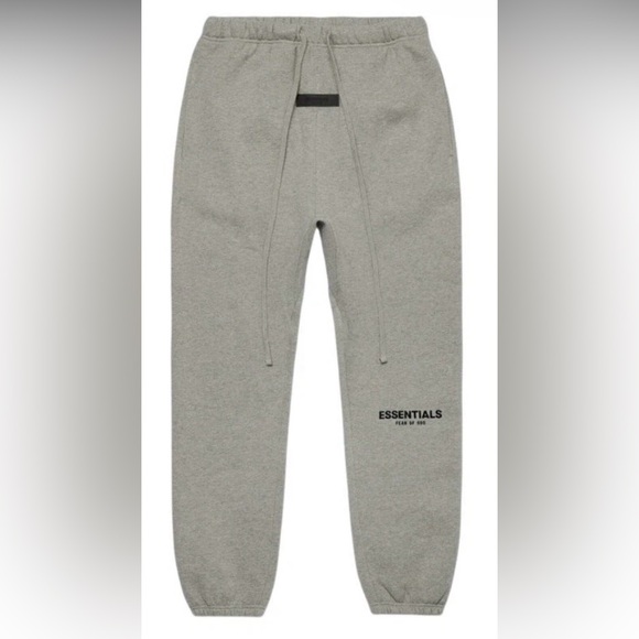 Essentials Fear of God dark oatmeal sweatsnwt and bag